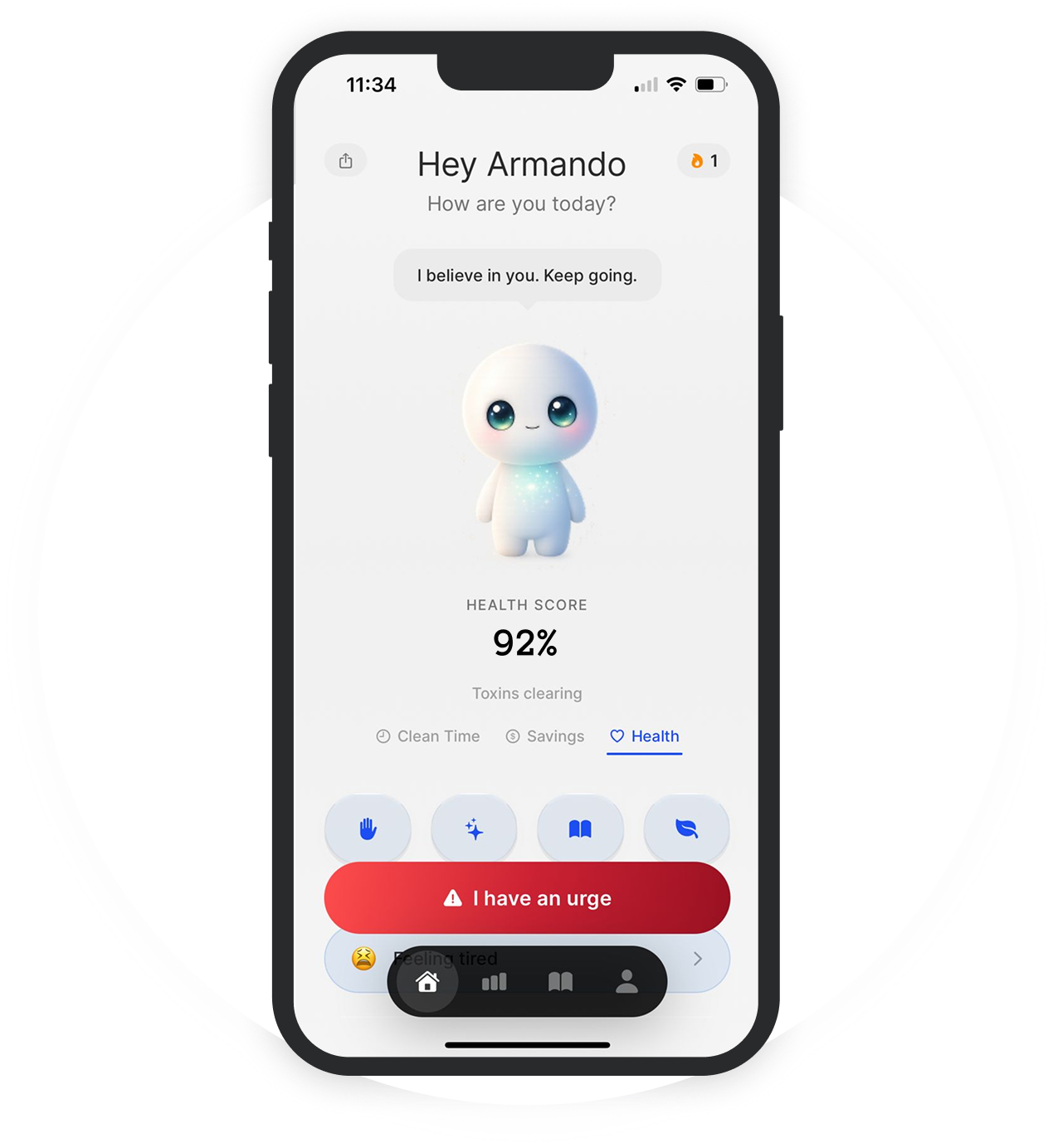 Still App phone mockup
